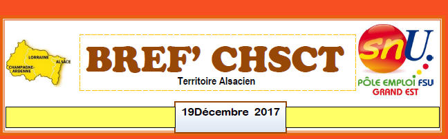 BREF’CHSCT territoire Alsacien du 19 décembre 2017