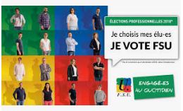 Elections professionnelles fonction publique: faites voter FSU !