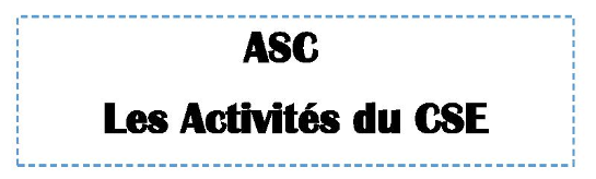 Activités CSE-syst. de points